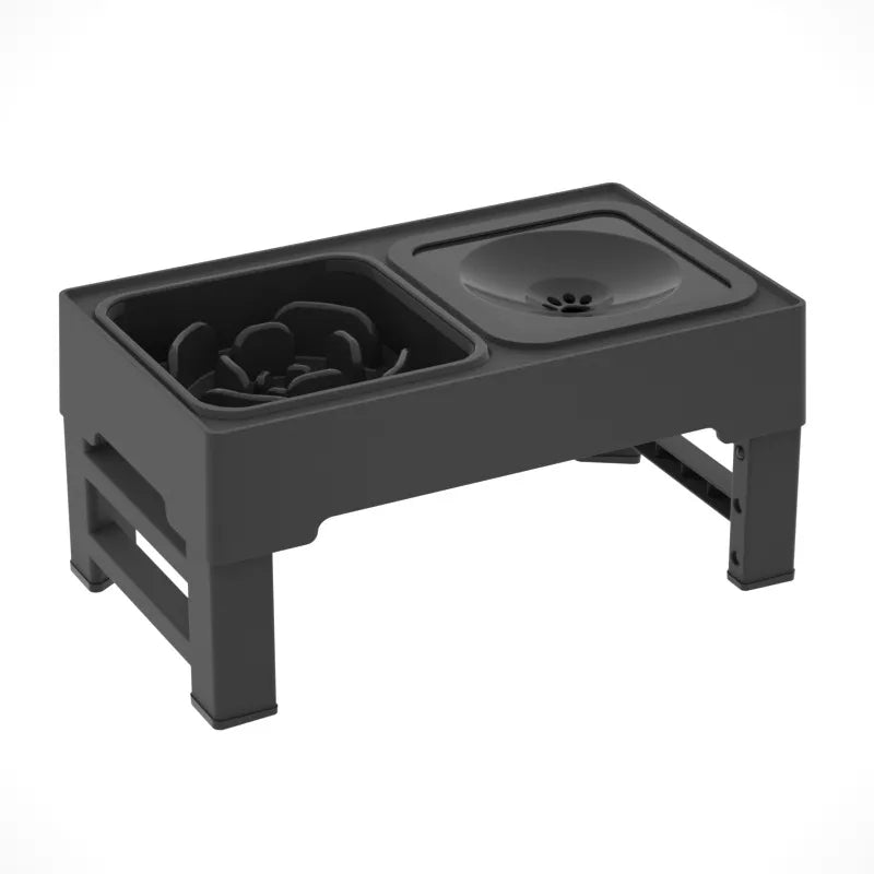 Adjustable Double Elevated Dog Bowls